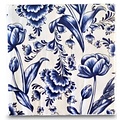 Typisch Hollands Napkins Delft blue Holland - Floral pattern