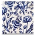 Typisch Hollands Napkins Delft blue Holland - Floral pattern