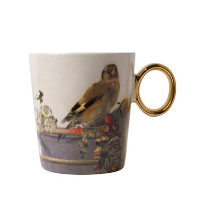 Museumgifts Holland Luxe mok - Mok Het puttertje pastel (Carel Fabritius)