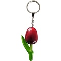 Typisch Hollands Sleutelhanger Tulp - Holland - Rood