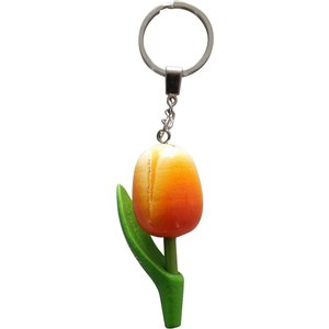 Typisch Hollands Keychain Tulip - Holland - Orange - Light