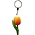 Typisch Hollands Keychain Tulip - Holland - Orange - Light