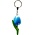 Matix Sleutelhanger Tulp - Holland - Blauw-Wit