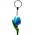 Typisch Hollands Keychain Tulip - Holland - Blue-White