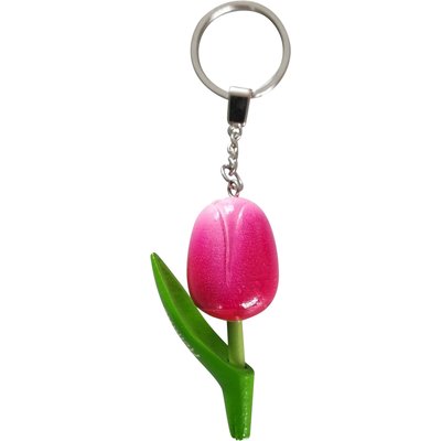 Typisch Hollands Keychain Tulip - Holland - Pink