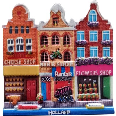 Matix Magnet Cheese-Bike-Flowers Holland