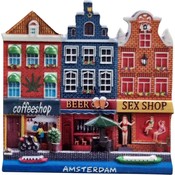 Typisch Hollands Magnet Coffeeshop-Beer-SexShop