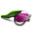 Typisch Hollands Keychain Tulip - Violet-White