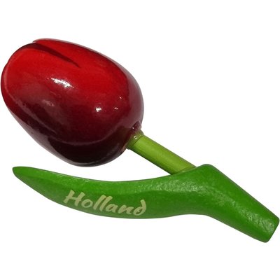 Typisch Hollands Magnet-Tulpe - Holland - Rot