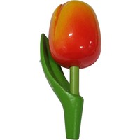 Typisch Hollands Magnet-Tulpe - Holland - Orange-Gelb