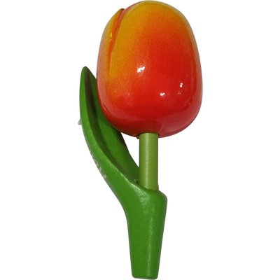 Typisch Hollands Magnet-Tulpe - Holland - Orange-Gelb
