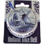 Typisch Hollands  Fietsbel Holland -Delfts blauw 60mm