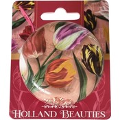 Typisch Hollands Bicycle bell Holland -Red - Tulips 60mm