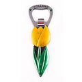 Typisch Hollands Magnet - Opener Tulip - Yellow