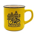Typisch Hollands Small mug in gift box - Amsterdam - Yellow