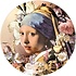 Typisch Hollands Wall plate - girl with a pearl earring - Modern Delft - Copy