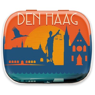 Typisch Hollands Luxus-Geschenkset Den Haag (Becher und Dose) Stroopwafels & Hopfen