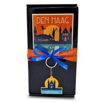 Typisch Hollands Luxus-Geschenkset Den Haag (Becher und Dose) Stroopwafels & Hopfen