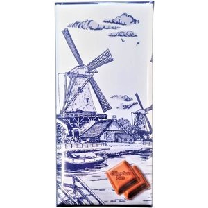 Typisch Hollands Milk chocolate bar - Delft blue (Mill - waterfront)