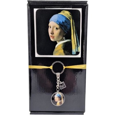 Typisch Hollands Exclusive gift set Vermeer (The girl with the pearl) with syrup waffles