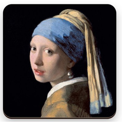 Typisch Hollands Exclusieve cadeauset Vermeer  ( Het meisje met de parel) met stroopwafels