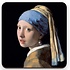 Typisch Hollands Exklusives Geschenkset Vermeer (Das Mädchen mit der Perle) mit Sirupwaffeln