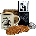 Typisch Hollands Thee -Mok en Stroopwafels - Rotterdam - Gratis Thee-ei