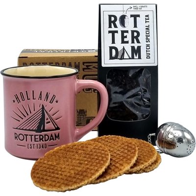 Typisch Hollands Tea -Mug and Stroopwafels - Rotterdam - Free Tea Egg