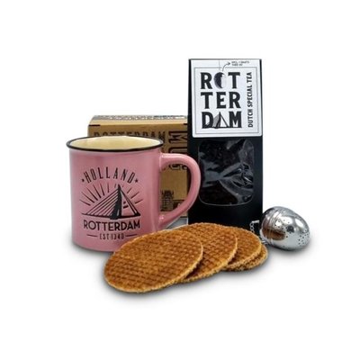 Typisch Hollands Tea -Mug and Stroopwafels - Rotterdam - Free Tea Egg