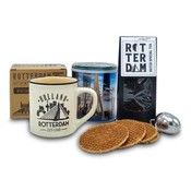 Typisch Hollands Tea -Mug and tin stroopwafels - Rotterdam - FREE tea egg