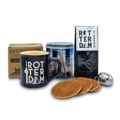 Typisch Hollands Tee - Becher und Stroopwafels aus der Dose - Rotterdam - GRATIS Tee-Ei