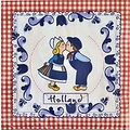 Typisch Hollands Napkins with kissing couple Holland