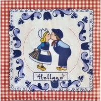 TTD Gifts Servietten mit küssendem Paar Holland