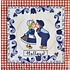 Typisch Hollands Napkins with kissing couple Holland