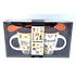 Typisch Hollands Gift box 2 Mugs of major cities and a bottle of apple pie liqueur