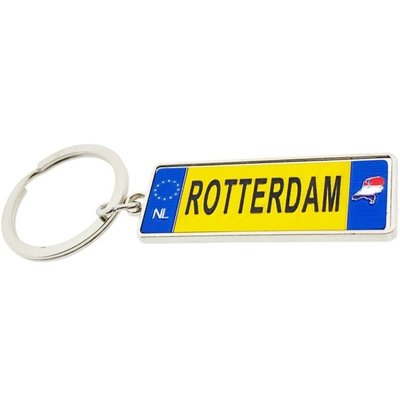 Typisch Hollands Sleutelhanger Rotterdam - Kentekenplaat
