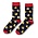 TTD Gifts Damensocken - Rubber Ducks - Schwarz - Roter Absatz