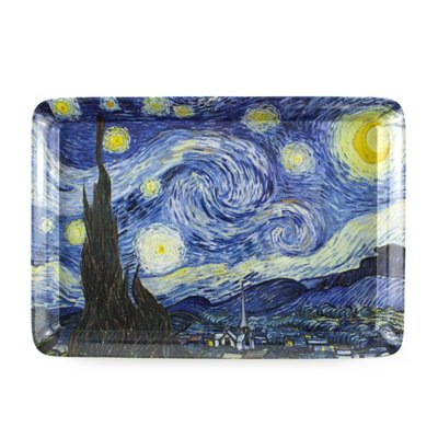 Typisch Hollands Mini Tablett von Vincent van Gogh - Sternennacht