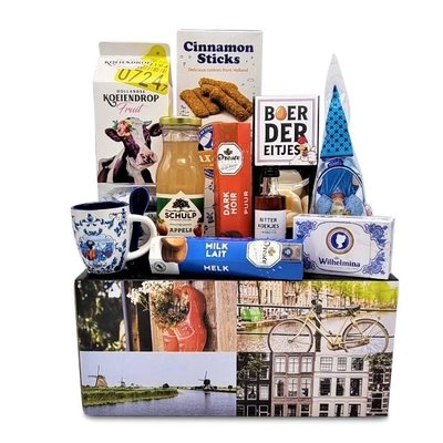 Typisch Hollands Typisch holländisches Delikatessenpaket (Luxus-Fotobox)