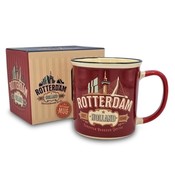 Typisch Hollands Mug Rotterdam - Red - all-over.