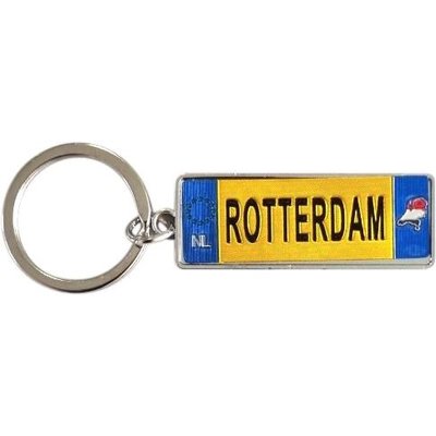 Typisch Hollands Sleutelhanger Rotterdam - Kentekenplaat