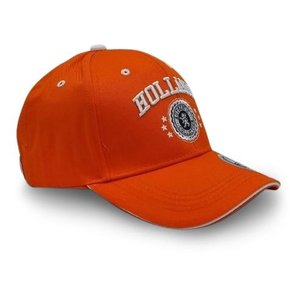 Typisch Hollands Orange cap - Holland - White Logo and Text Holland