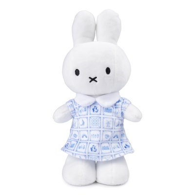 Typisch Hollands Kuscheltier Miffy - Delfter Blaues Kleid