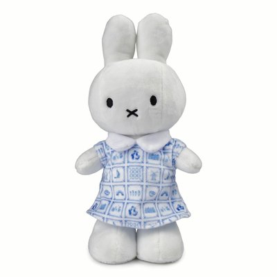 Typisch Hollands Miffy cuddly toy - Delft Blue dress