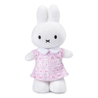 Typisch Hollands Miffy Geschenkset - Kuscheltier und Hausschuhe - Rosa