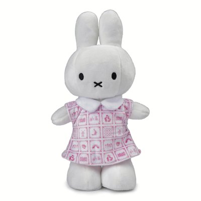 Typisch Hollands Miffy Geschenkset - Kuscheltier und Hausschuhe - Rosa