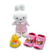 Typisch Hollands Miffy gift set - cuddly toy and slippers and rubber duck