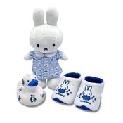 Typisch Hollands Miffy Geschenkset - Kuscheltier und Hausschuhe und Badeente