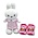 Typisch Hollands Miffy Geschenkset - Kuscheltier und Hausschuhe - Rosa