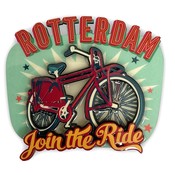 Typisch Hollands Magnet - Rotterdamer Vintage-Fahrrad